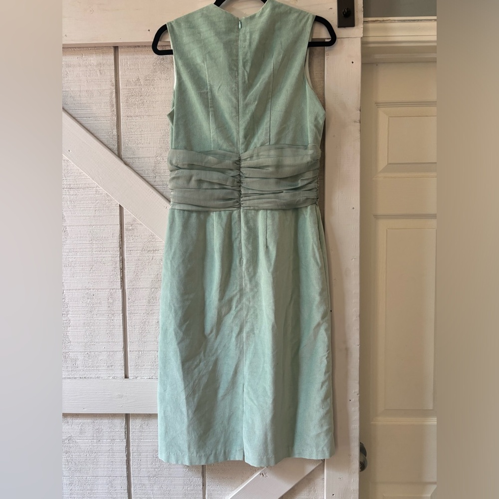 Unique Vintage Mint Green Midi Dress - Picture 5 of 6